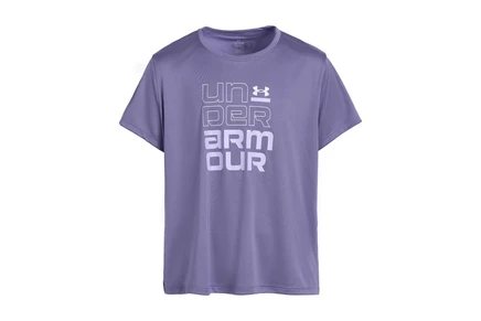 Детская футболка Under Armour Kids Tech Split, фиолетовая
