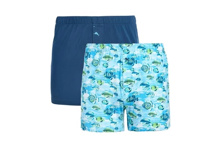 Мужские боксеры Tommy Bahama 2 шт. трикотажные, синие