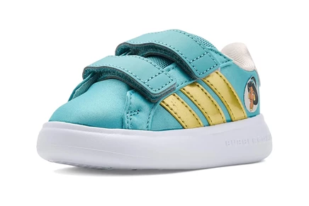 Детские кеды adidas Aladin Grand Court 3.0, мятно-золотые