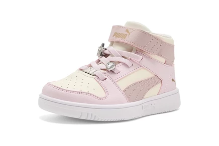 Детские кроссовки Puma Rebound Layup Mid, розовые/белые