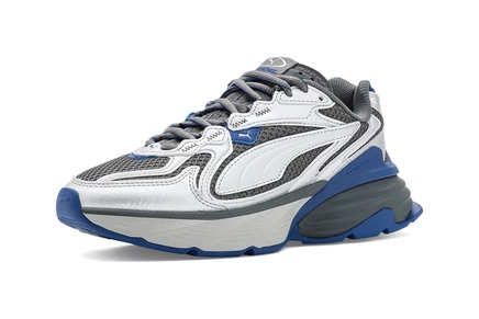 Детские кроссовки Puma Fade Nitro, сине-серебристые