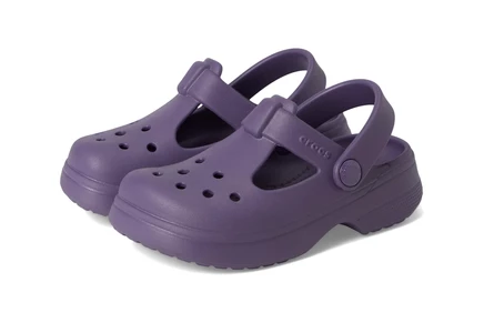 Детская сабо Crocs Kids Classic Mary Jane, темно-фиолетовые