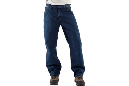 Джинсы Carhartt Big & Tall Flame-Resistant Signature Denim Dungarees