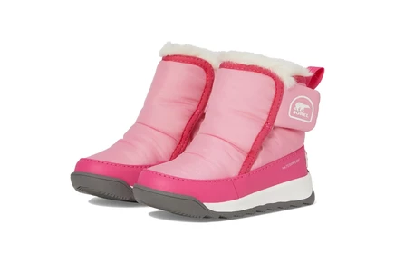 Ботинки SOREL Kids Whitney II Plus Bootie WP (Big Kid) blooming pink/nico