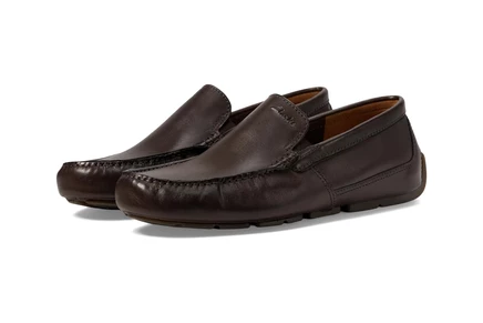 dark brown leather