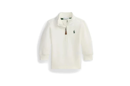 Свитер Polo Ralph Lauren Kids Estate-Rib Quarter-Zip Pullover (Infant)