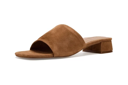 Женские замшевые босоножки Steve Madden Montgomery, каштановые