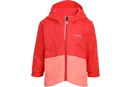 Columbia Kids Rain-zilla Ii Jacket (toddler) poppy red/hot coral