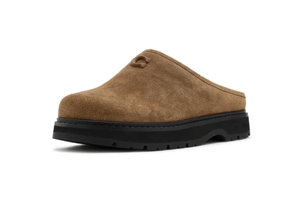 Мужские сабо Coach Suede Sport Clogs, коричнево-бежевые
