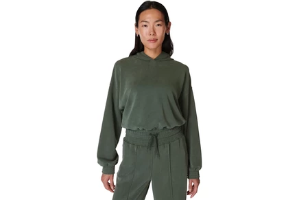 Женский свитшот Sweaty Betty Sand Wash Cloudweight Crop Hoodie