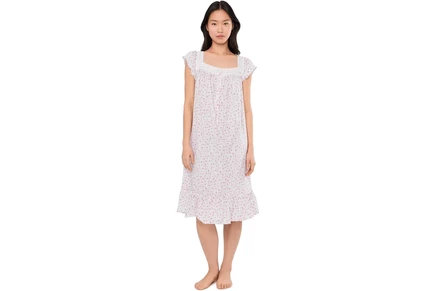 Пижама Eileen West Cotton Lawn Cap Sleeve Waltz Nightgown
