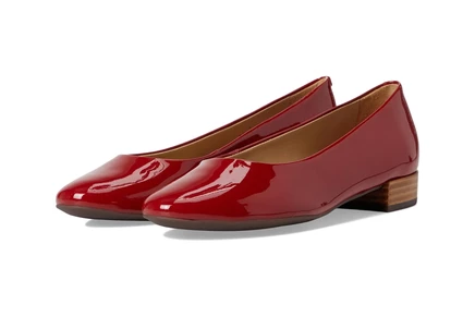 Женские балетки Marc Joseph New York Madison, красные лаковые
