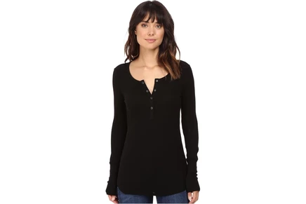 Splendid Forever Thermal Henley black