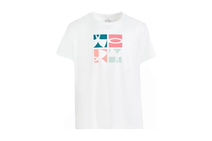 Детская футболка Under Armour Kids Tech Logo, бело‑синяя