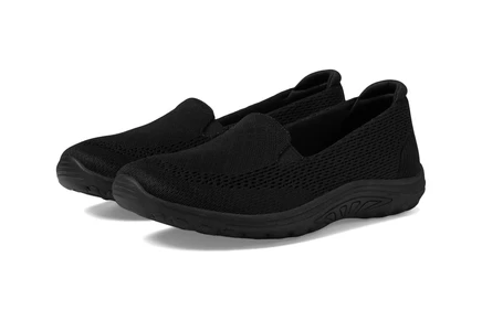 Женские слипоны Skechers Reggae Fest Willows Vibe, черные