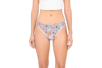 Женские трусы Hanky Panky Signature Lace Printed Original Rise Thong