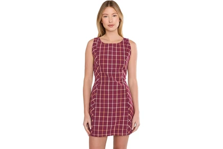 Платье Free People Atlas Plaid Mini