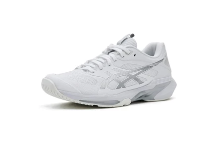 Женские кроссовки Asics Solution Speed FF4, бело‑серебристые
