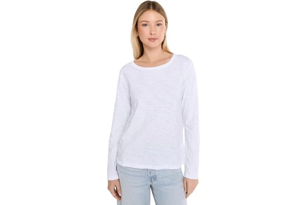 Женская футболка Mod-o-doc Long Sleeve Crew Neck Favorite Tee