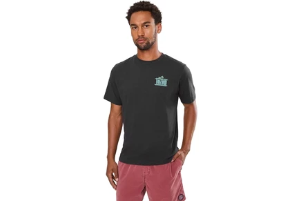 Volcom Breathe Deep Tee washed black heather