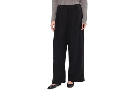 Брюки Eileen Fisher Pima Cotton Stretch Jersey High Waisted Full Length Pant