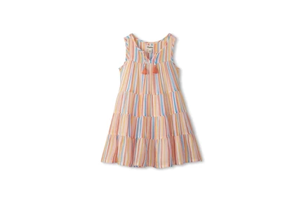 Платье Hatley Kids Sunny Stripes Layered Tiered Dress (Toddler/Little Kid/Big Kid)