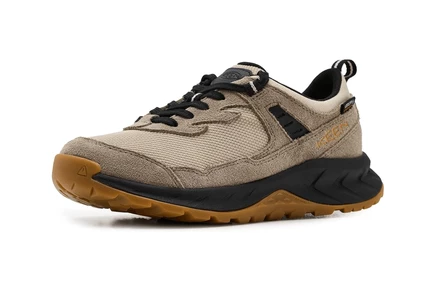 KEEN Kids Hightrail Waterproof Hiking Shoes (Little Kid/Big Kid) brindle/oak buff
