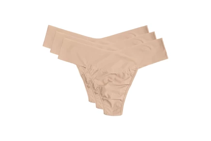 Женские стринги Hanky Panky Breathe Natural, 3 шт., таупе