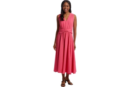 Платье Calvin Klein Gauze Twist Front Aline