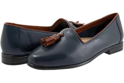 Женские лоферы Trotters Liz Tassel, темно-синие