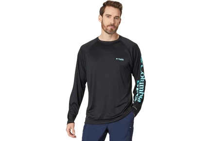 Мужская рубашка Columbia Terminal Tackle L/S, черная