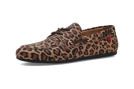 Женские лоферы Marc Joseph New York Tiebow, леопардовые