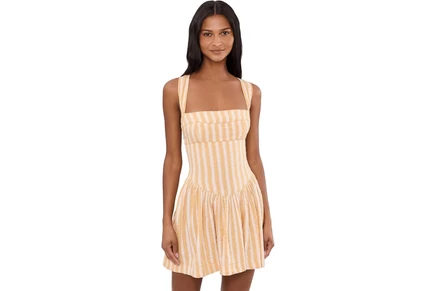 Платье Free People Laurel Plaid Mini Dress