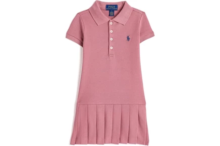 Детское платье Polo Ralph Lauren Kids, розовое