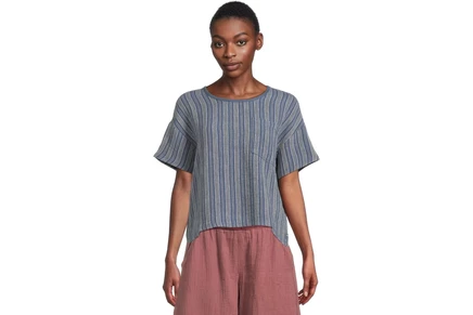 Женская футболка Toad&Co Tate Double Weave Short Sleeve Shirt
