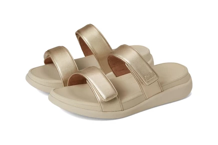 Сандалии FitFlop F-Mode Go Adjustable Flatform 2-Bar Slides