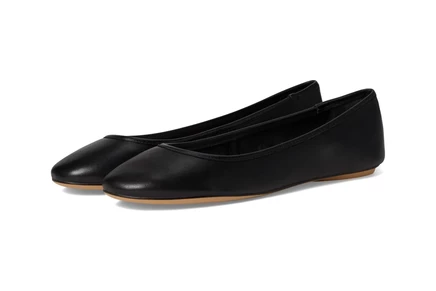 Женские балетки Franco Sarto Christina2, черные кожаные