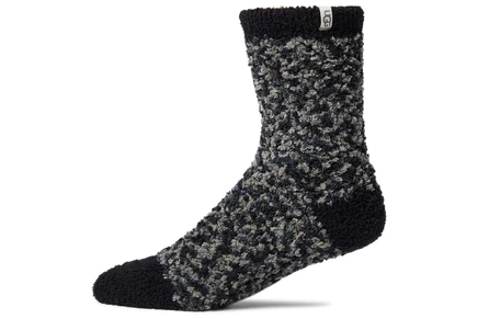 Женские носки UGG Cozy Chenille, черно-серые