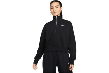 Женский свитшот Nike Sportswear Phoenix Fleece 1/4-zip Cropped Sweatshirt