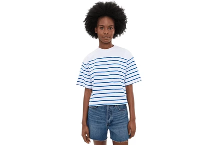 Топ Madewell Boxy Tee Stripe