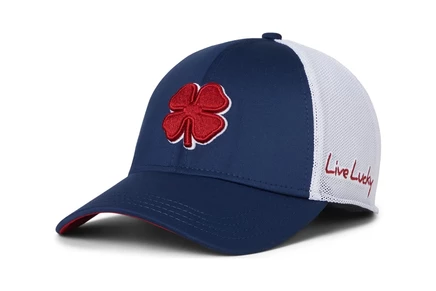 Black Clover Premium Clover 70 Hat navy hat/3d red clover/white trim