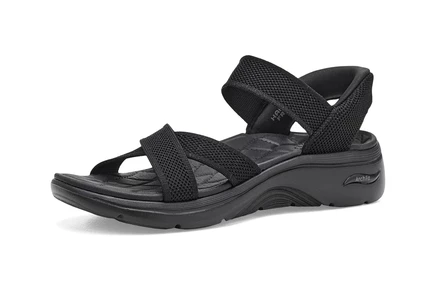 Сандалии SKECHERS On-The-Go Hands Free Slip-ins GO Walk Arch Fit 2.0 Sandals w/ Shiny Yarn