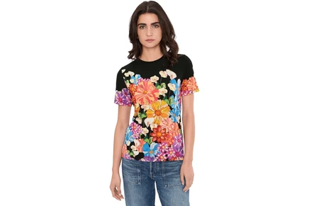 Johnny Was The Janie Favorite Short Sleeve Crew Neck Tee