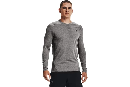 Мужская термофутболка Under Armour ColdGear, антрацит/черный