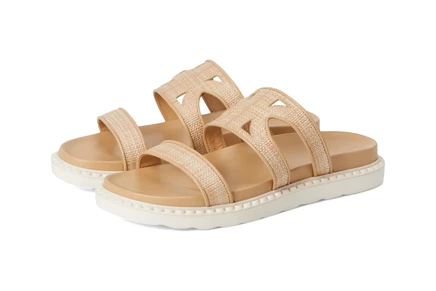 Женская сандалия Kate Spade New York Duo Raffia, натуральная
