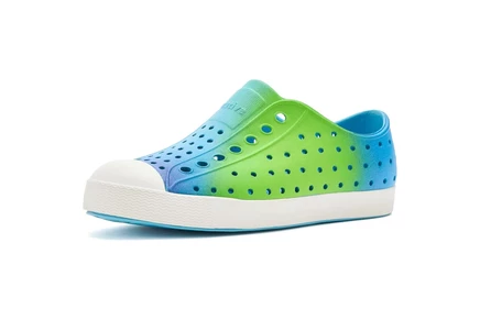 Детские слипоны Native Jefferson Print, aquarius blue