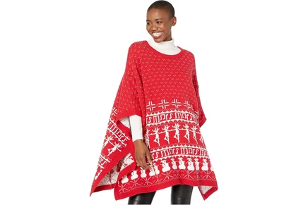 Свитер Whoopi Fair Isle Knit Cape
