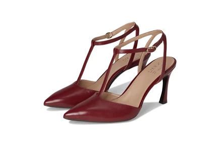 cranberry leather