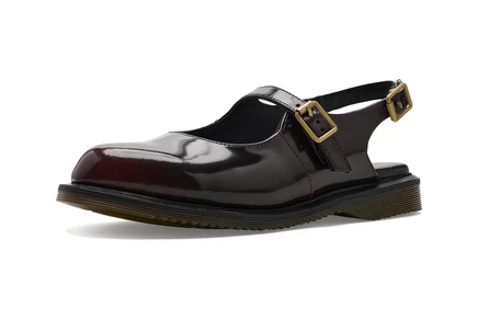 Женские балетки Dr Martens Madaline, вишневые