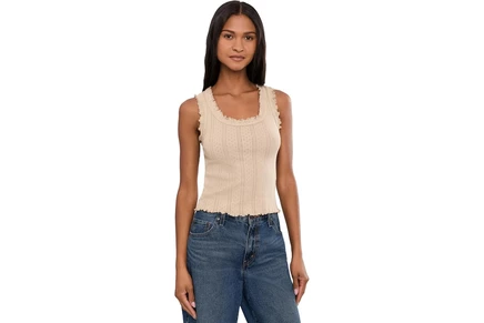 Топ NICZOE Pointelle Rib Ella Tank